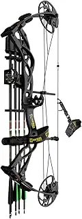 Sanlida Dragon X9 Ready to Hunt Compound Bow Package for Adults, Archery Compound Bow and Arrow Set, 0-70 Lbs Draw Weight, No Bow Press Needed, Limited Life-time Warranty