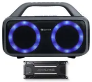 ALPINE KTA-30FW 600w 4-Channel Amplifier Amp For ATV/UTV + Bluetooth Speaker