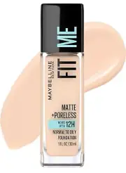Maybelline Fit Me Matte+ Poreless Foundation 320- Natural ivory, 1 fl. oz.
