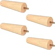 Levemolo Long-Lasting Wood Furniture Leg Set 4pcs Tapered Legs for Sofa Table Workbench