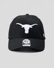 [Forty Seven] Forty Seven Men's Texas Longhorns Legend Mvp Strapback Cap in Black/White One Size Black/White