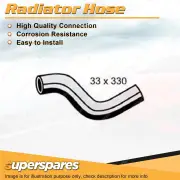 1 x Upper Radiator Hose 33 x 330mm for Nissan Skyline GT-R R32 2.6L 1989-1994