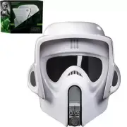STAR WARS The Black Series Scout Trooper Premium Electronic Helmet Replica F6911