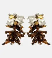 [Dries Van Noten] Dries Van Noten Beaded earrings One Size silver