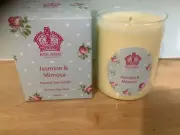 ROYAL ALBERT JASMINE & MIMOSA SOY CANDLE NEW