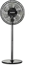 Stylish Stand Floor Fan High Energy Oscillating Pedestal Fan 3 Speed Fan Top Knob Control DC Motor Ultra Quiet Pedestal Sleeping
