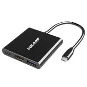 Volans Aluminium USB Type-C Multiport Adapter (VL-UCH3C2)
