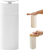 Push Down Pump Dispenser, 7x3x3" Capacious Pump Bottle Dispenser, Leak-Proof, Portable & Lightweight Empty Bottles for Nail Polish and Makeup Remover, Empty Bottles, Push Down Dispens