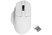 Keychron M7 Bluetooth 2.4G Wireless 8000Hz Mouse - White [MSKCM7A24]