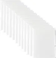 Jiemay 600 Pcs Transparent Sticky Notes Pad, 12 Packs Clear Sticky Notes for Books Message Reminder, Waterproof self-Adhesive Translucent Sticky Notes 3x2 Inch