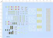 1/700 USS Enterprise CVN-65 nuclear-powered aircraft carrier Water Slide Decal