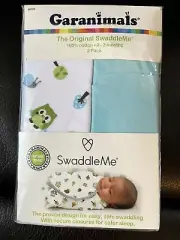 SwaddleMe Sleep Sack 100% Cotton 0-3 Months, 2 Pack - New In Bag - Small/Medium