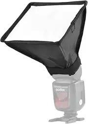 Labymos 17 * 15cm/ 6.7 * 6in Mini Universal Camera Flash Softbox Speedlite Diffuser Foldable with Carry Bag Replacement for Nikon on-Camera Flash