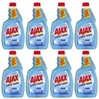 8x Ajax Spray Wipe 500ml Glass Anti-Fog/Anti-Scratch/Anti-Streak Cleaner Refill