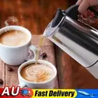 Stainless Steel Mocha Cafetiere Rust-free Moka Pots for Mocha Latte Cappuccino H