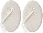 Natural Pumice Stone for Feet, 2 Pack Lava Pedicure Tools Hard Skin Callus