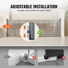 Retractable Baby Gate 34 Inch Tall Mesh Safety Gate for Kids Pets Up to 116