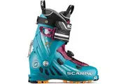 Scarpa Womens F1 Alpine Touring Ski Boots Skiing Snow - Arctic Blue/Purple - US 6.5