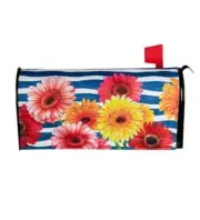 Spring Gerbera Bouquet Mailbox Cover Standard Size