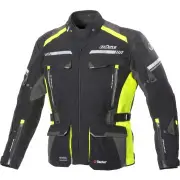 Highland II Black Grey Yellow Textile Jacket