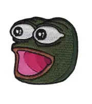 Pepe Poggers Surprise Meme Frog Patch Sew on