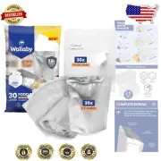 Durable Heat-Sealable 30 Count Mylar Bags - Ultimate Protection for Food Storage