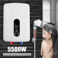 在飛比找蝦皮購物優惠-55500w 即熱式電熱水器浴室淋浴系統套裝帶自動保護絕緣