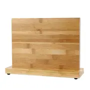 Magnetic Bamboo Kitchen Knife Rack Holder Block Cutlery Storage