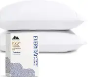 Mayfair Linen 100% Organic Cotton Percale Pillow Cases Standard/Queen Size Set o
