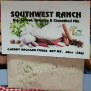 Southwest Ranch Dip Mix (2 mixes) makes dips spreads cheese balls salad dressing