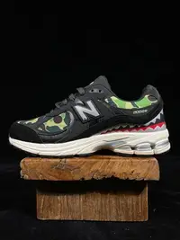 在飛比找Yahoo!奇摩拍賣優惠-New Balance 2002r 黑色 迷彩 鯊魚口 經典