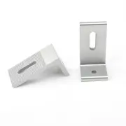 1/4/10Pcs 90° Solar Panel Mounting Rust Proof L-Type Bracket For 10W-100W Panels