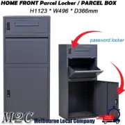 House Parcel Drop Box Letter Box Slot MailBox Security Password Locker Storage
