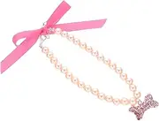 GREENADSCAPE Unique Pearl Collar Choker for Pets Dog Cat Puppy Kitten Stylish Ornament Safe Comfortable Pet Accessory
