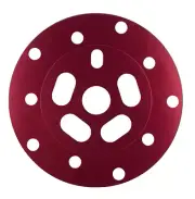 ProBMX Retro Alloy BMX Power Disc 110 & 130 BCD Red - Old School BMX Style