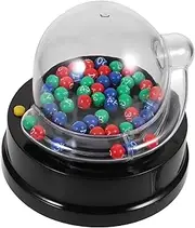 1 Set Electric Lottery Machine Lottery Balls Color Ball Creative Simulation Toy Deluxe Bingo Game Set Desktop Toys Bingo Game