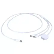 3 in 1 USB Cable Type C Charging Cord Wire 115cm Charging Cable