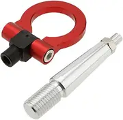 YaSao Foldable Designed Car Racing Tow Hook for Mitsubishi Lancer EX Car Auto Trailer Ring Tow Hook Set Red