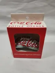 Coca-Cola Stationary Bottle Opener 1991 New Old Stock