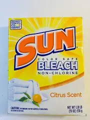 SUN Color Safe Powder Bleach Non Chlorine Citrus Scent New Old stock
