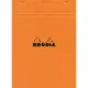 法國RHODIA 上掀式騎馬釘方眼筆記本/ A4/ Orange/ Squared