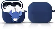 [XMBYGY] Case for Samsung Galaxy Buds 3 and for Galaxy Buds 3 Pro Earbuds with Doll and Carabiner, Silicone Charging Shockproof Protective Cover with Cartoon Skin Design for Man Woman Teen