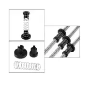 T8x8 Anti Backlash Leadscrew Nuts – POM / Delrin – 3pack