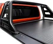 ALCYBD Compatible for Mitsubishi TRI Prevent Dust and Water Hard Aluminum Retractable Pickup Truck Tonneau Bed Cover Manual Roller Lid(Electric Lock)