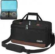 ORKELS DJ Controller Case for Pioneer DDJ FLX4, SB2, SB3, DJ 400, DJ RB - Travel Bag with Adjustable Shoulder Strap for Controller, Laptop & Cables - S-20.8''x3.9''x11.8''