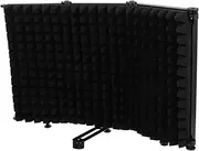 SWOOMEY Black Foldable Microphone Accessory Sound Absorber Panel Windproof Shield Mic Recording