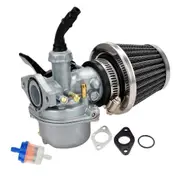 PZ19 Carburetor And 35mm Air Filter Fits Taotao 50cc 70cc 110cc 125cc ATV silver 14.5 x8.5x10.5 cm