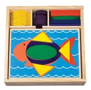 "BEGINNER PATTERN BLOCKS" AGES 2+ by Melissa and Doug--NEW