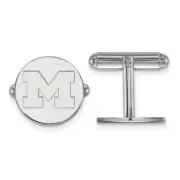 Sterling Silver Michigan (Univ of) Cuff Links
