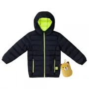 [CLOTOY][Made In Korea] Neon Hoodie Goose-Down Jacket With packable Toy[Chachol]